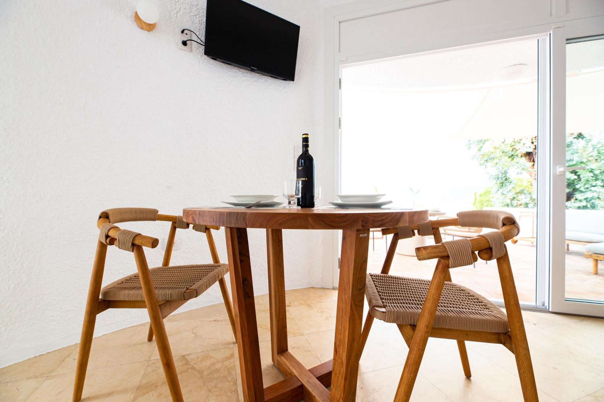 Ferienwohnung Agi Castell Mar Roses Exterior foto