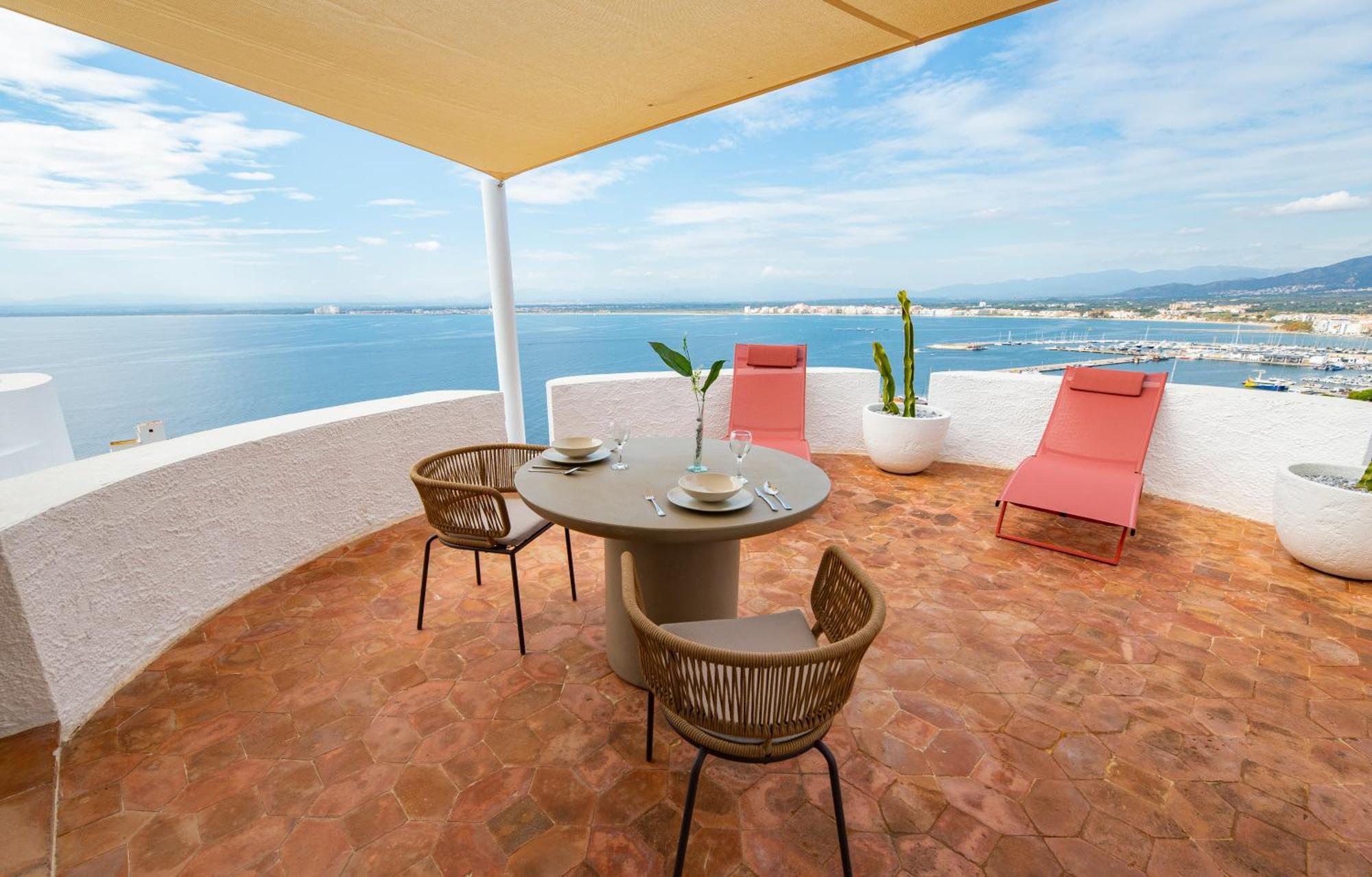 Ferienwohnung Agi Castell Mar Roses Exterior foto