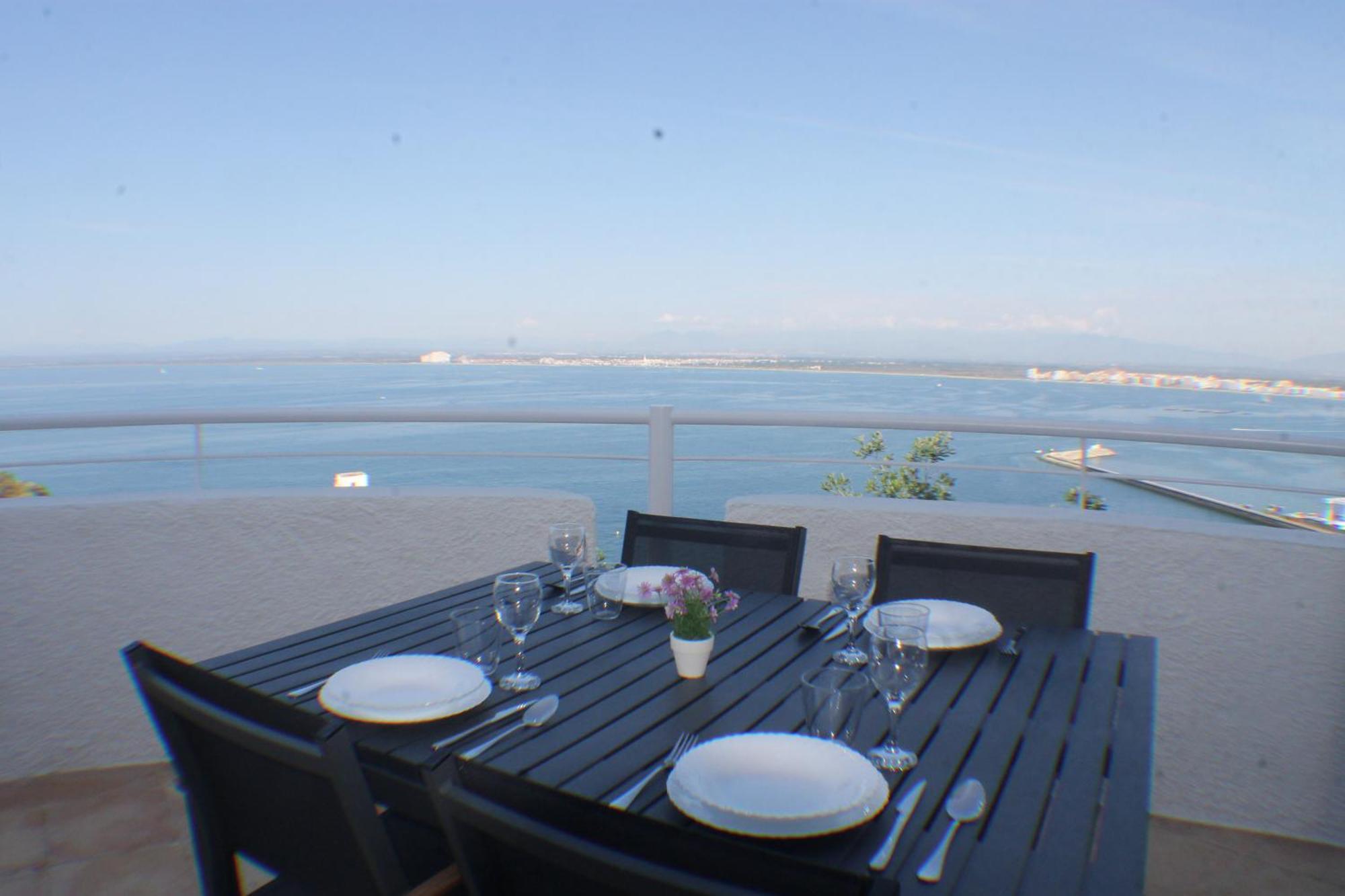 Ferienwohnung Agi Castell Mar Roses Exterior foto
