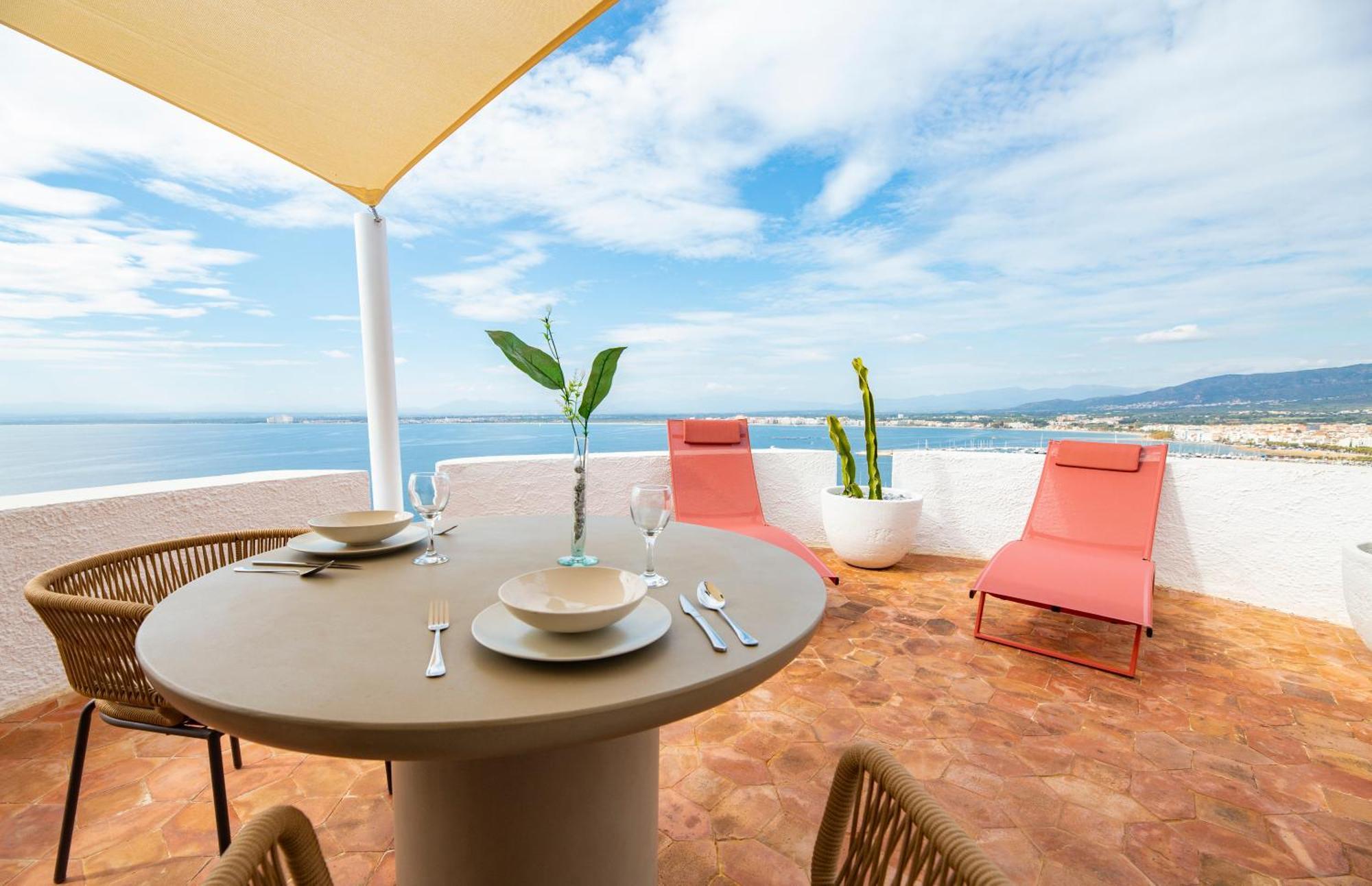 Ferienwohnung Agi Castell Mar Roses Exterior foto
